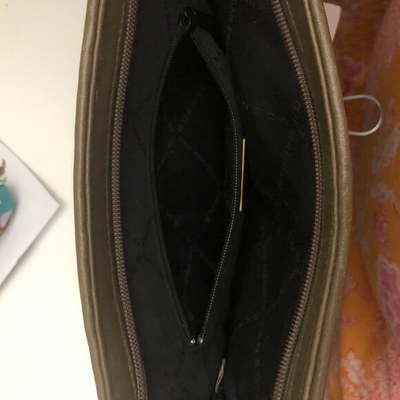 GANSON SAN FRANCISCO WOVEN LEATHER CLUTCH - Picture 4 of 14